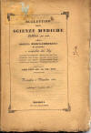 Bullettino delle Scienze Mediche -Società Medico -Chirurgica di Bologna - Dicembre 1852