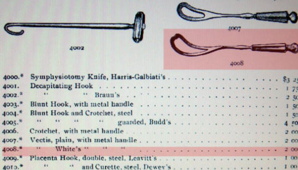 obstetric lever - vectis catalog