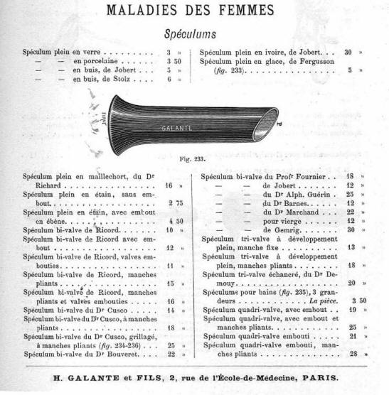 catalogo Galante - Fergusson speculum