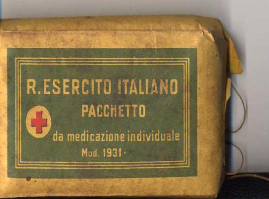 Garze medicate in dotazione all'Esercito Italiano