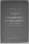 Memento de Thrapeutique Obsttrical et Gyncologique -Touvernant et Gaubert 1892