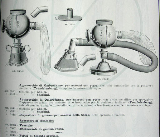 anestesia maschera Ombredanne Rota 1