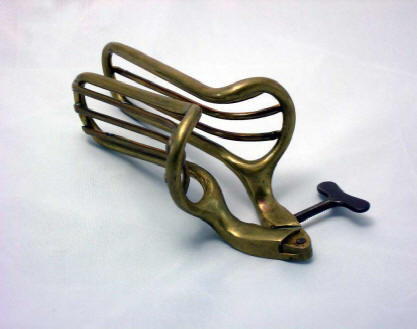 Collin's vaginal speculum - fenestrated valves