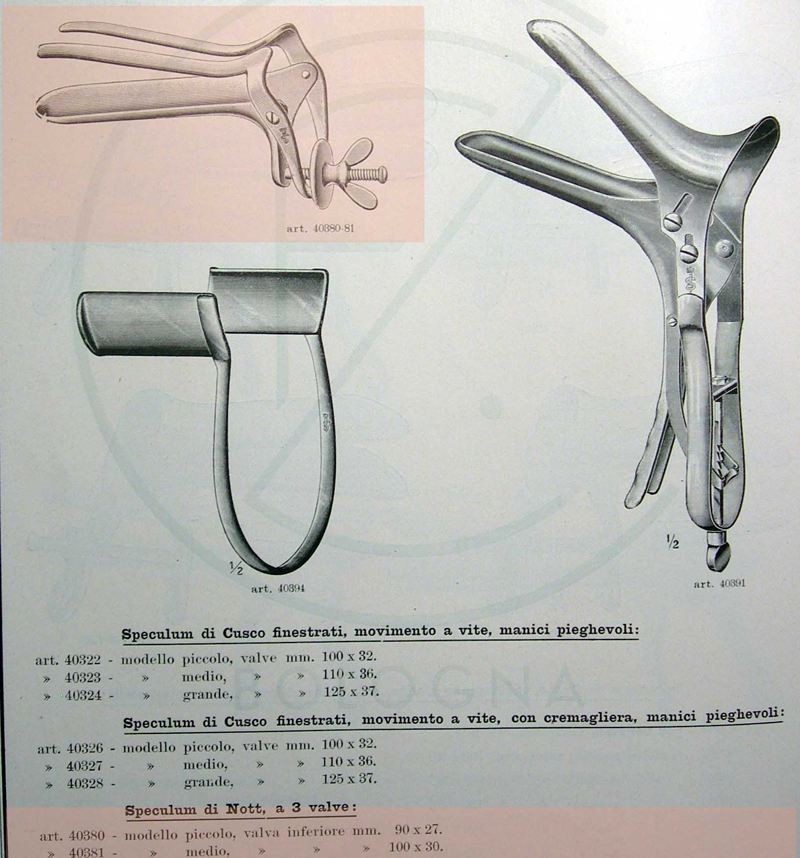 nott's vaginal speculum 1